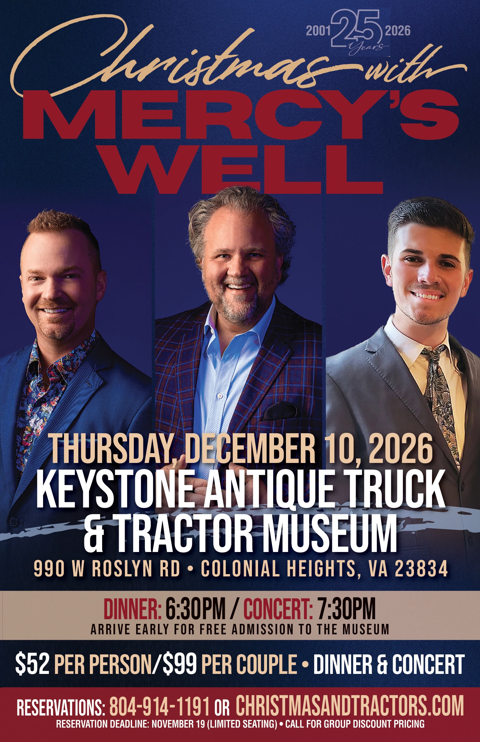 Christmas Concert and Buffet with Mercy's Well flyer