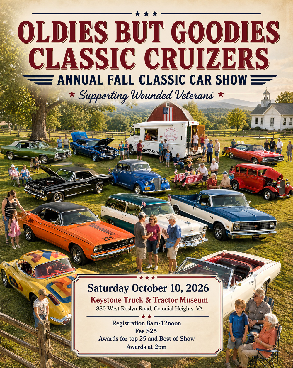 Annual Fall Classic Car Show flyer